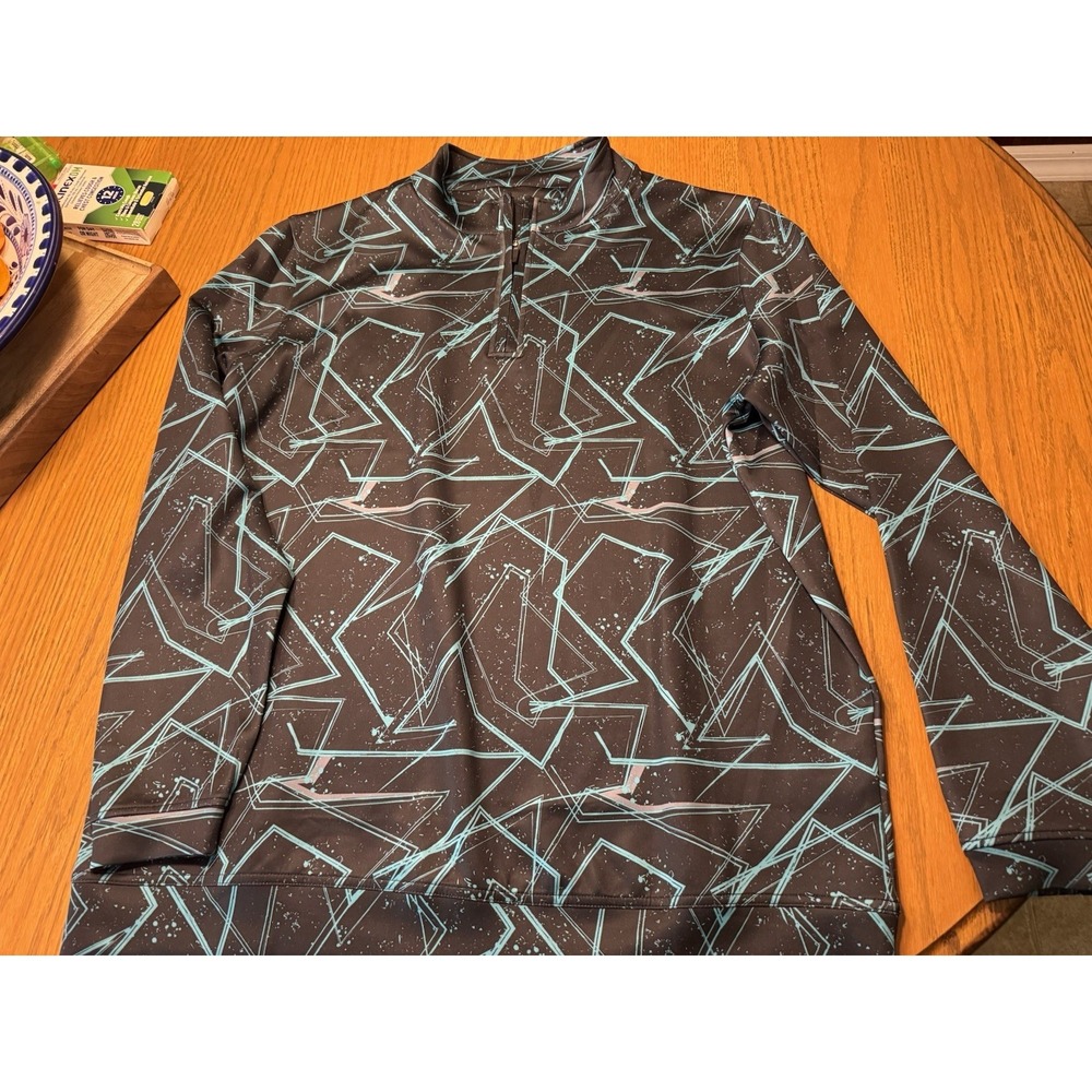 Mens XL USA Palm 1/4 Zip Pullover